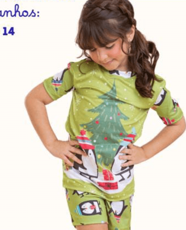 Pijamas infantis Americano 