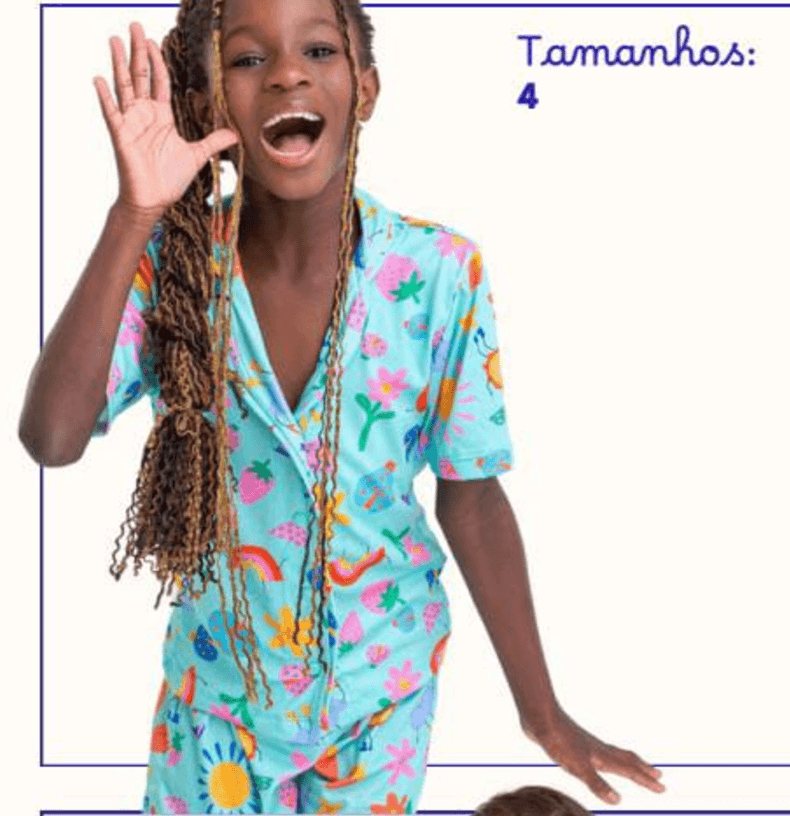 Pijamas infantis Americano 