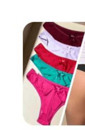 Calcinha fio duplo adulta 