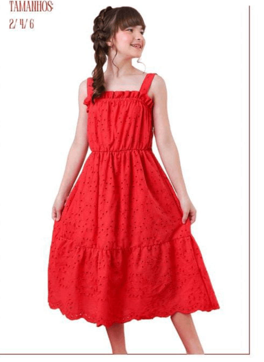 Vestido infantil Less