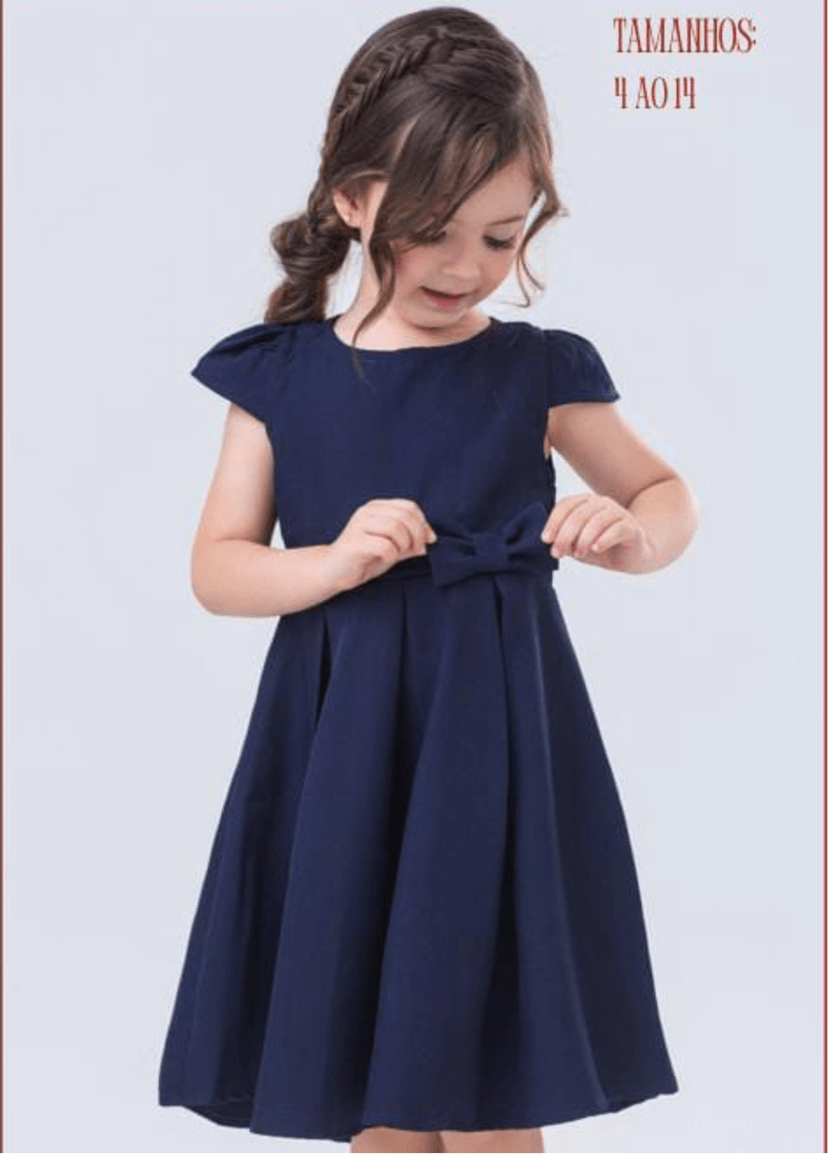 Vestido París Infantil e Juvenil 