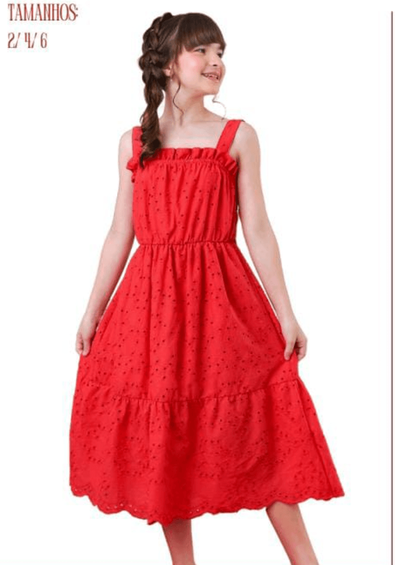 Vestido infantil Less