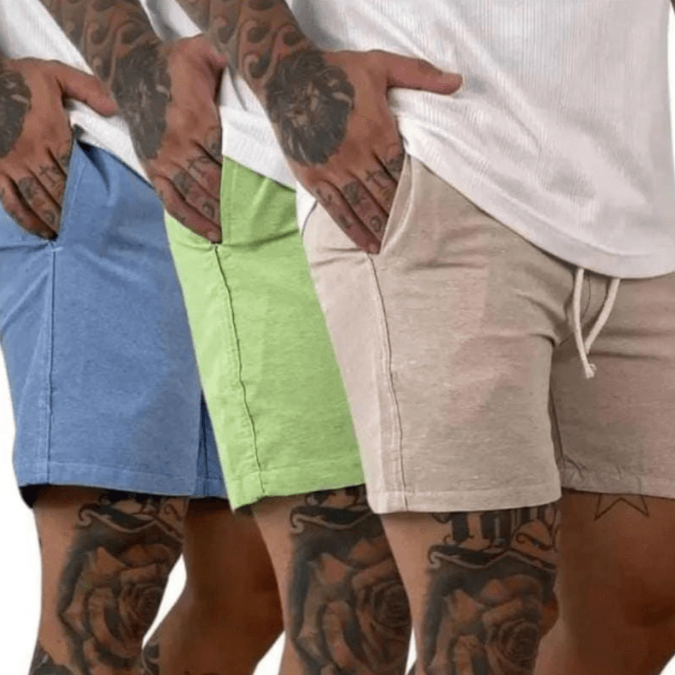 Short Masculino Linho adulto  - 2