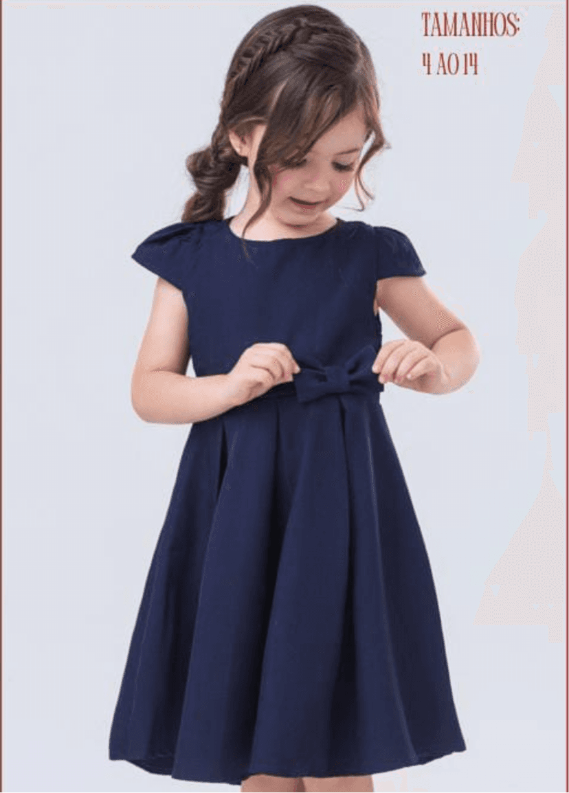 Vestido París Infantil e Juvenil  - 1